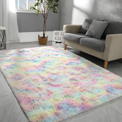 Plush Floor Mat  Decorative Area Rug